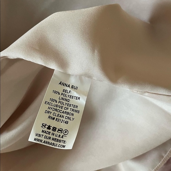 Anna Sui Ruffle-Neck Mini Dress - Picture 4 of 6